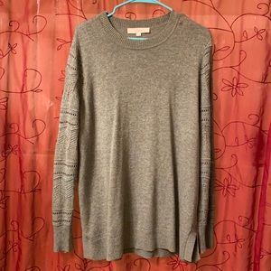 LOFT like New Lightweight Sage Sweater